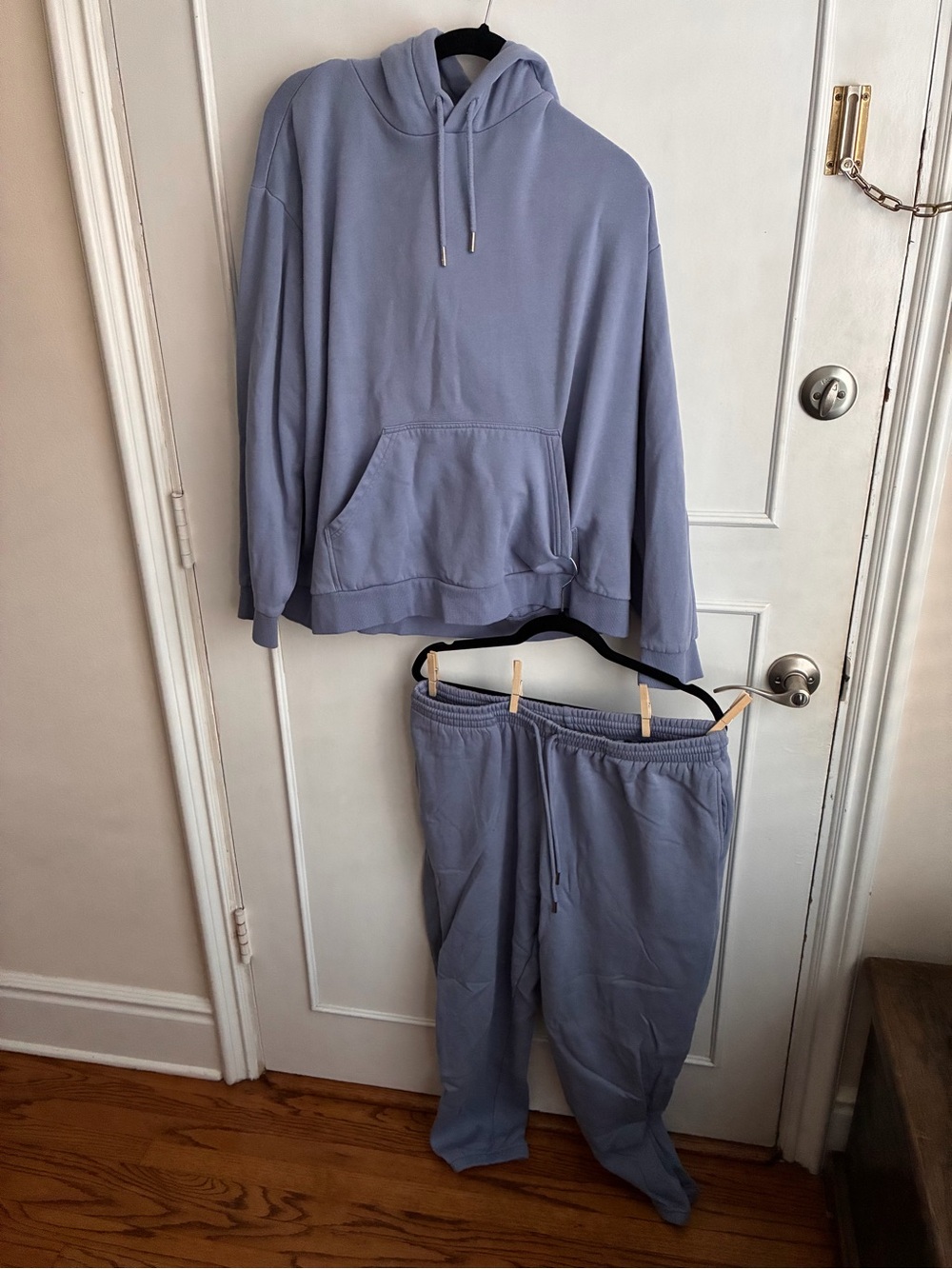 H&M Lavender Blue Hoodie and Sweatpants Set